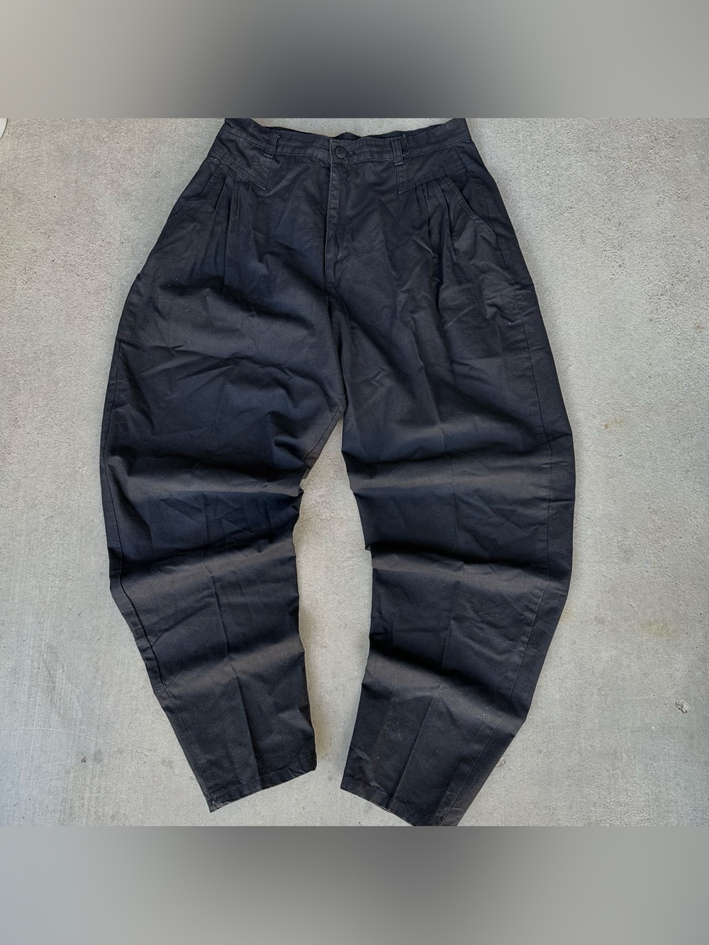 Vintage 90s Cherokee Women's Black Workwear Pants Sz 14
